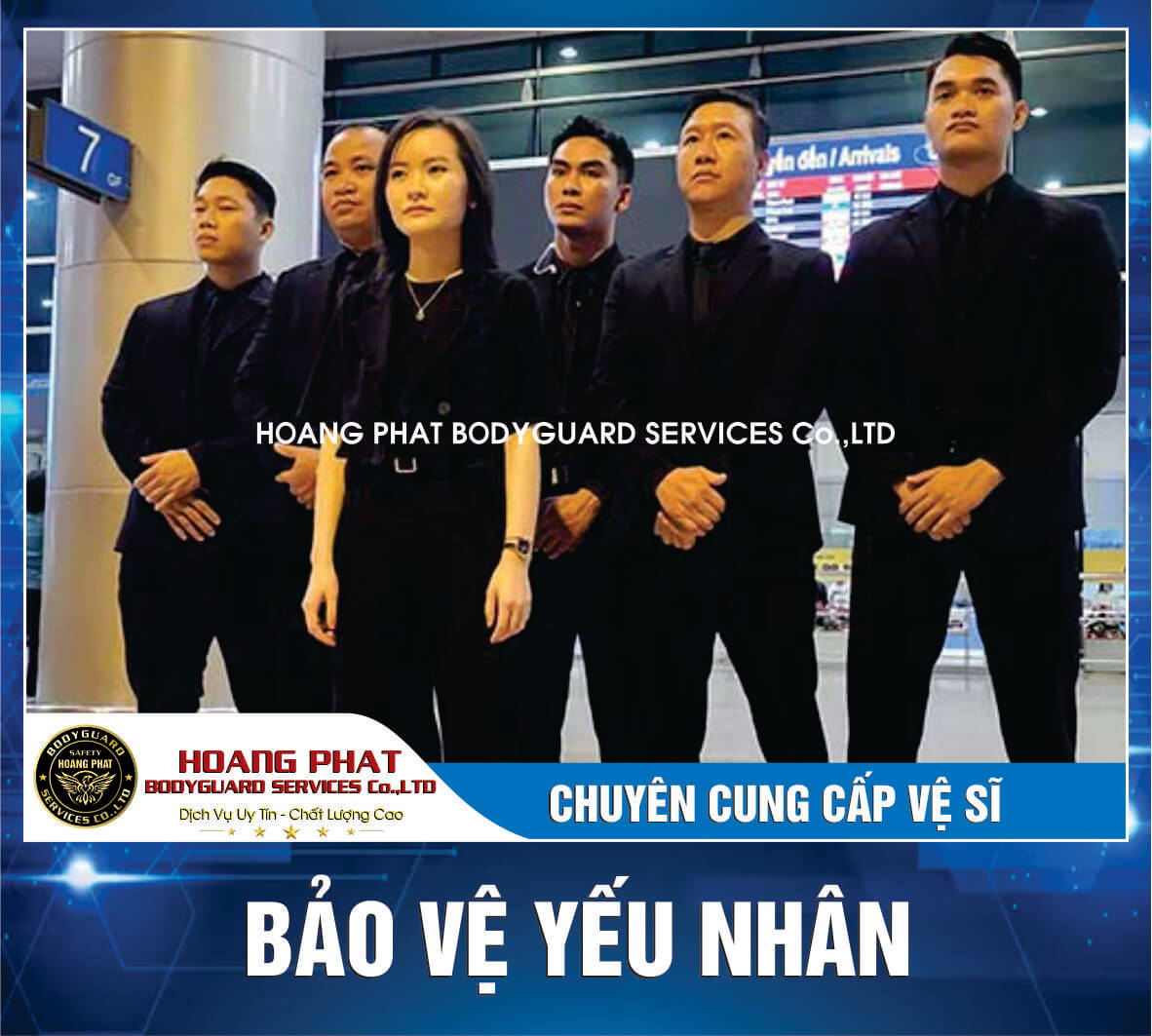 Vệ sĩ Hoàng Phát bảo vệ yếu nhân